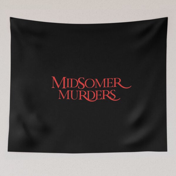 Item preview, Midsomer Logo Red (on Black) designed and sold by PawsitiveMum3.
