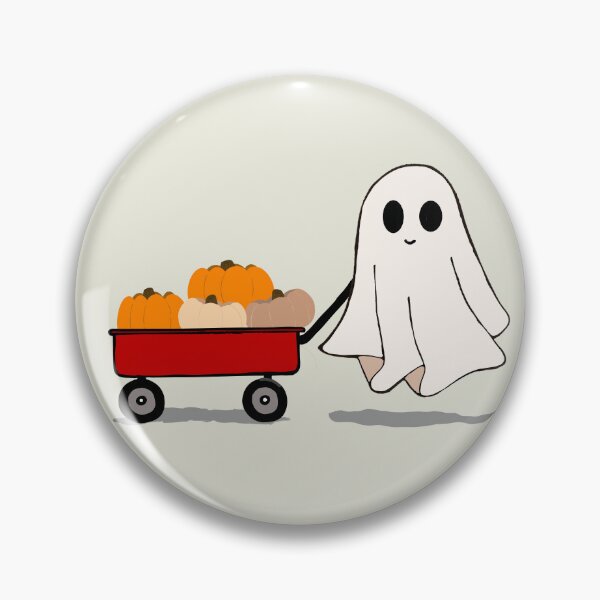 Item preview, Fall Ghost with Wagon designed and sold by FunandWhimsy.