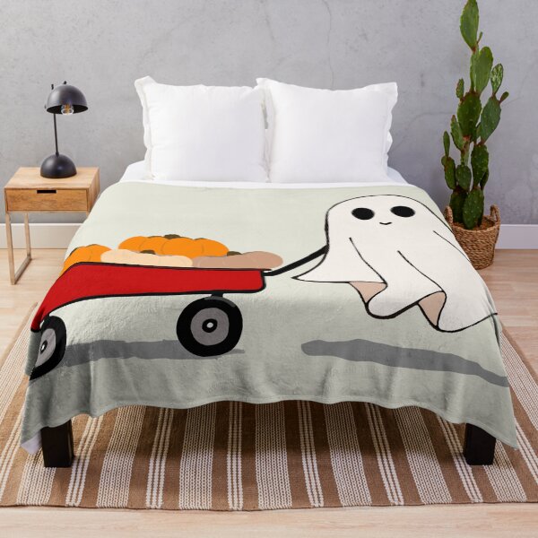 Item preview, Fall Ghost with Wagon designed and sold by FunandWhimsy.