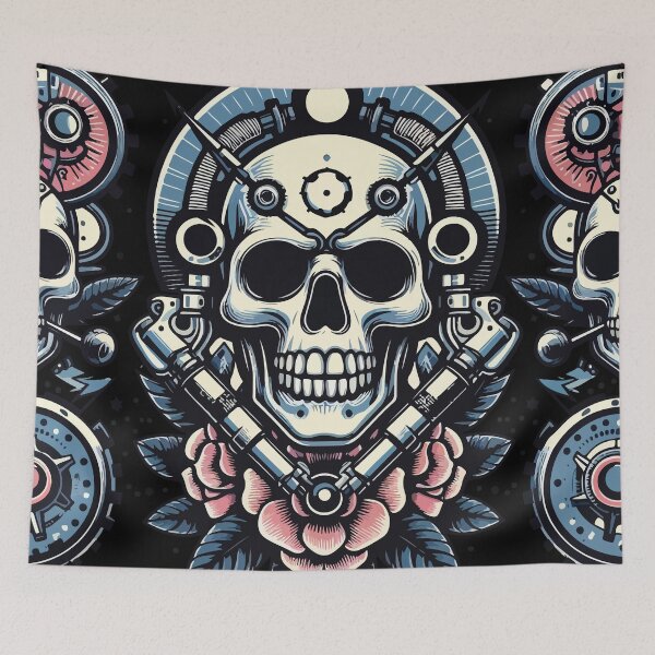 Item preview, Industrial skull designed and sold by SkullNest.