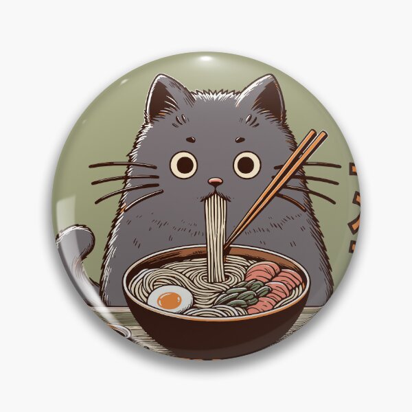 Item preview, RAMEN CAT  designed and sold by Onyxtrix.