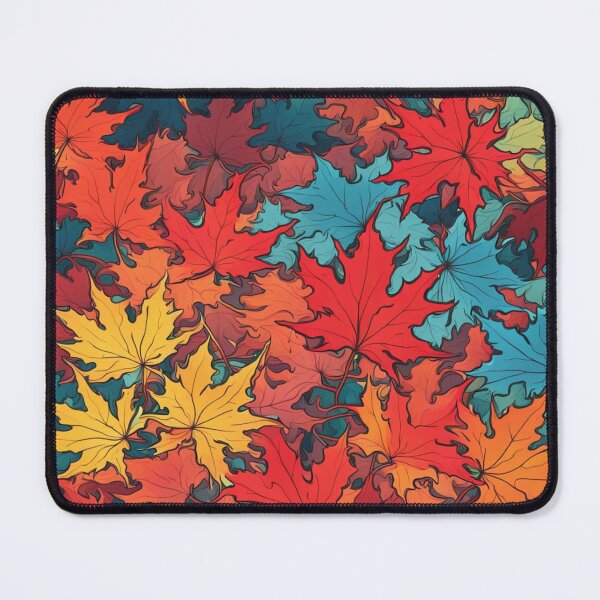 Item preview, Abstract Colorful Japanese Maple Pattern designed and sold by calibrit.