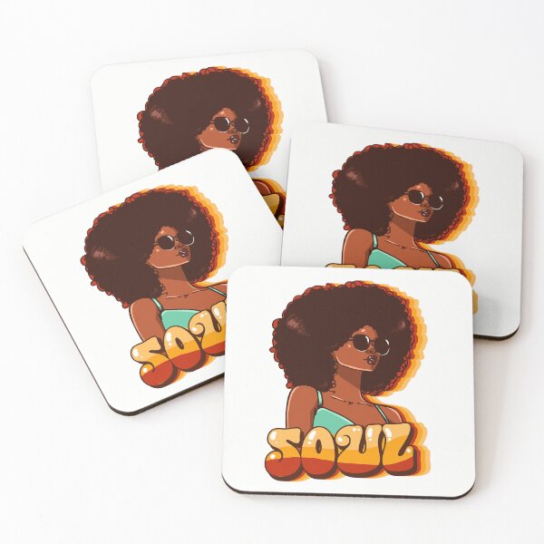 Item preview, 70s 80s Retro Soul Queen African American designed and sold by ArtsyLani.