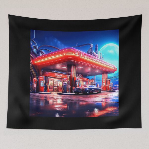 Item preview, Moonlit Gas Up designed and sold by Kingcls.