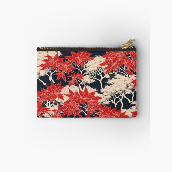Item preview, Abstract Red and White Japanese Maple Pattern designed and sold by calibrit.