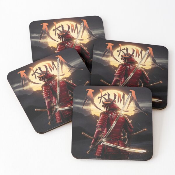 Item preview, samurai graphic with akuma slogan designed and sold by graphicnew.