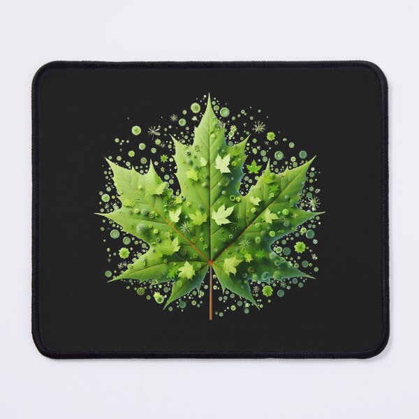 Item preview, "Nature's Grace: Green Maple Leaf Serenity" designed and sold by JAMESAMORN.