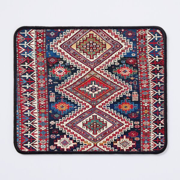 Item preview, Kuba Antique East Caucasus Carpet Print designed and sold by Vicky Brago-Mitchell®.