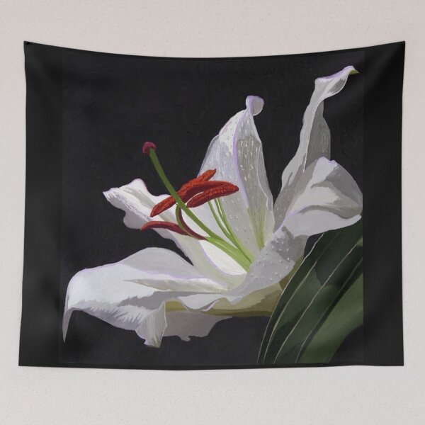 Item preview, White Flower Abstract designed and sold by lawrencehyde.
