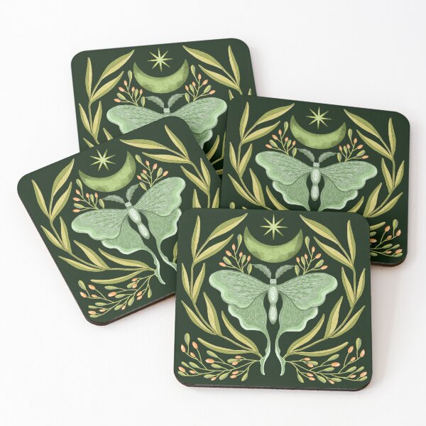Item preview, Earthy color luna moth designed and sold by pinkyfish1010.