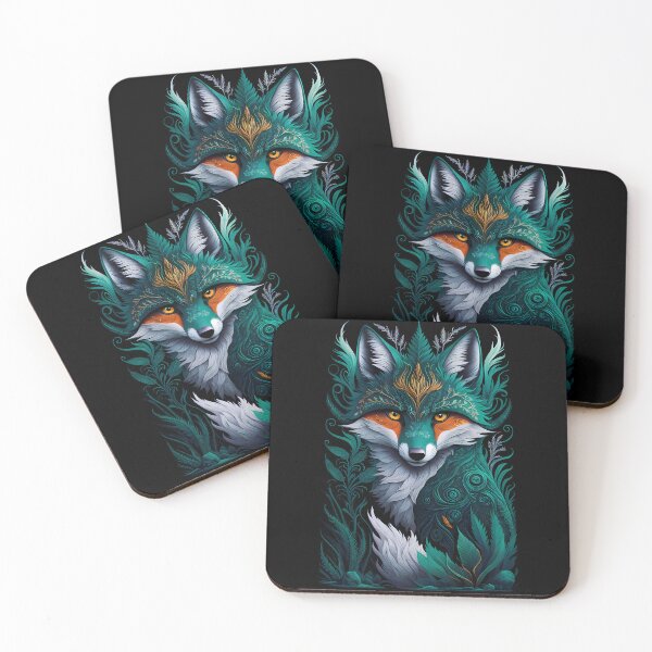Item preview, Mystic Fox designed and sold by Funny Vintage Stickers And T-Shirts.