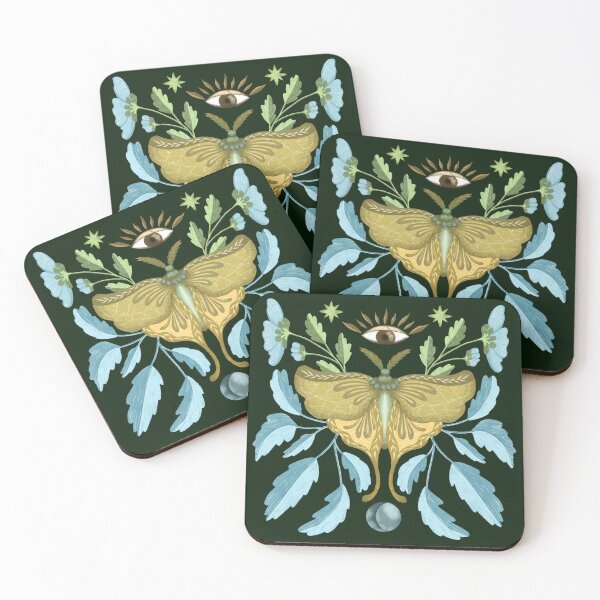 Item preview, Mystical luna moth designed and sold by pinkyfish1010.