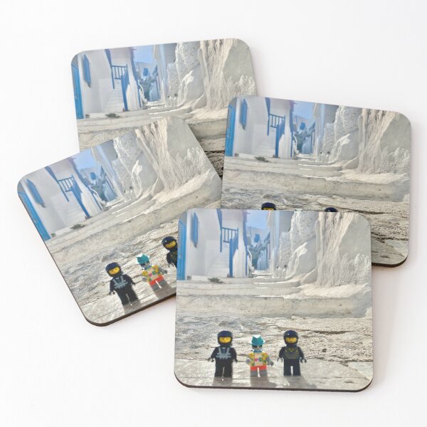 Item preview, Exploring Mykonos old town in the morning Greek Island designed and sold by Adew.