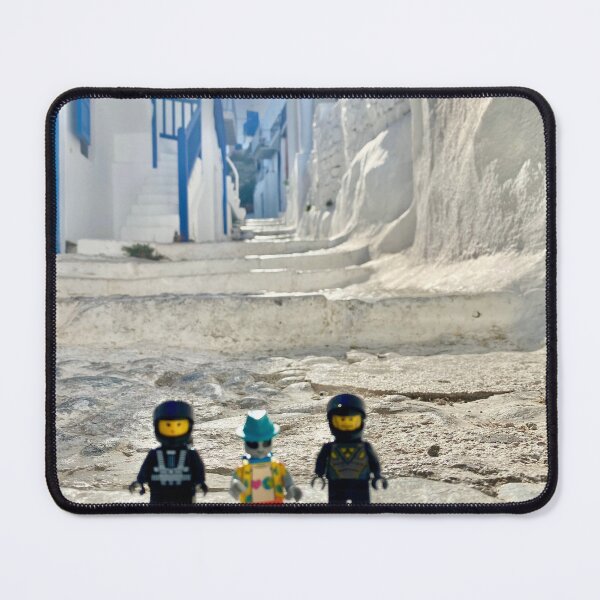 Item preview, Exploring Mykonos old town in the morning Greek Island designed and sold by Adew.