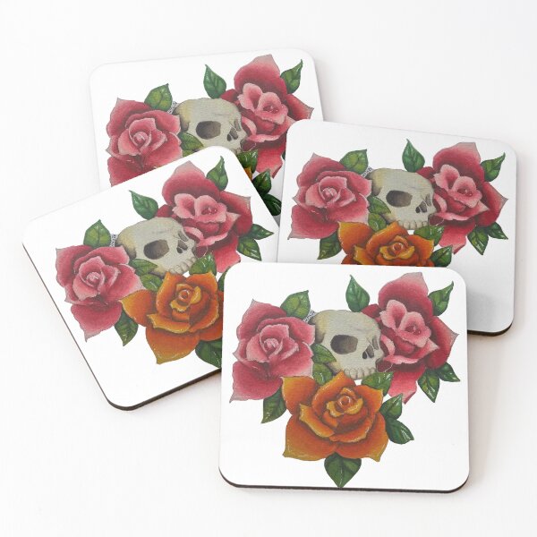 Item preview, Skull & Roses by Moss designed and sold by TheMossyCreations.