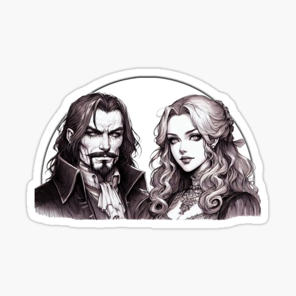 Item preview, Vlad and Lisa Tepes (Castlevania) designed and sold by AnimeArtStudio.