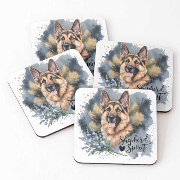 Item preview, From Fido to Fine Art: Watercolor German Shepherd Steals the Show! designed and sold by coolt-sherit.