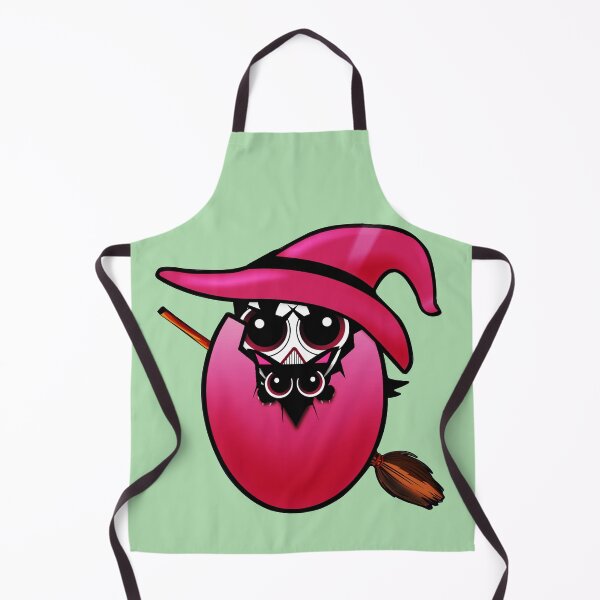 Item preview, Pink Hexlet - Enchanting Little Witch Cartoon Character on a Red Background designed and sold by ComicBuzz 2024.