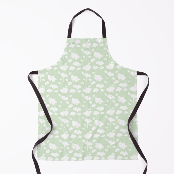 Item preview, Gingko leaf silhouettes in Sage Green designed and sold by Coastal Garden Design Studio.