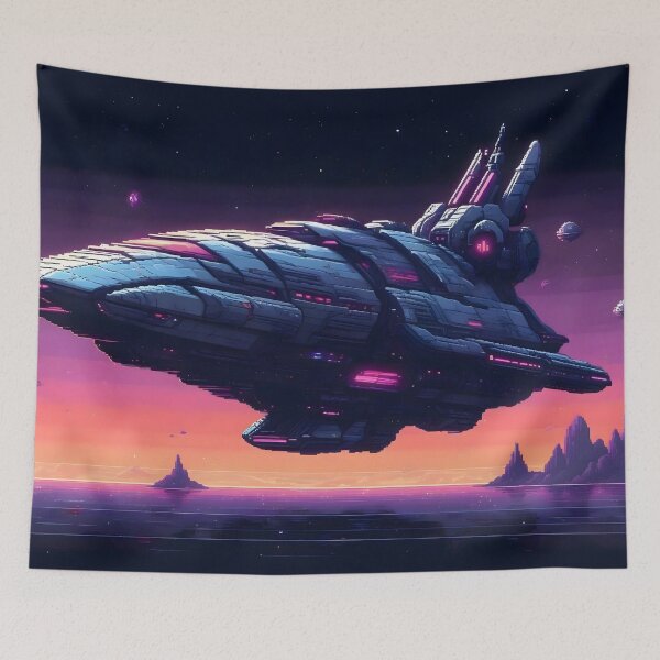 Item preview, Pixel Spaceship designed and sold by papi1998.