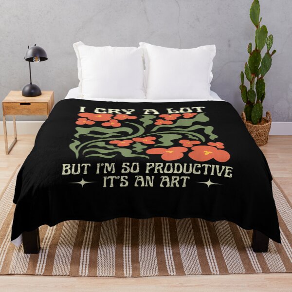 Item preview, I Cry A Lot But I Am So Productive It's An Art designed and sold by skeastore.