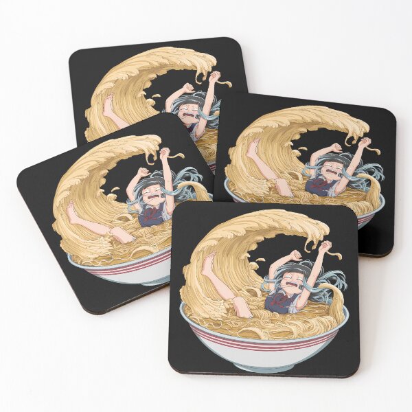 Item preview, Great Wave In Ramen's Bowl designed and sold by Funny Vintage Stickers And T-Shirts.