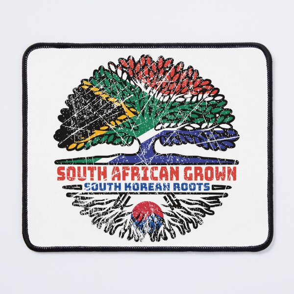 Item preview, South Korea South Korean South African South Africa Tree Roots Flag designed and sold by FlagX.