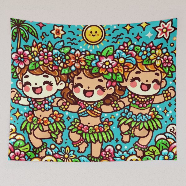 Item preview, Enchanting Hula Kids - 040 designed and sold by sagaofsilence.