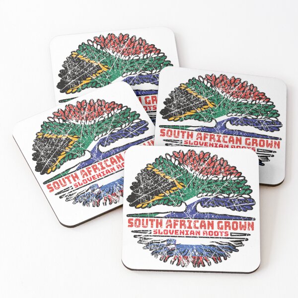 Item preview, Slovenia Slovenian South African South Africa Tree Roots Flag designed and sold by FlagX.