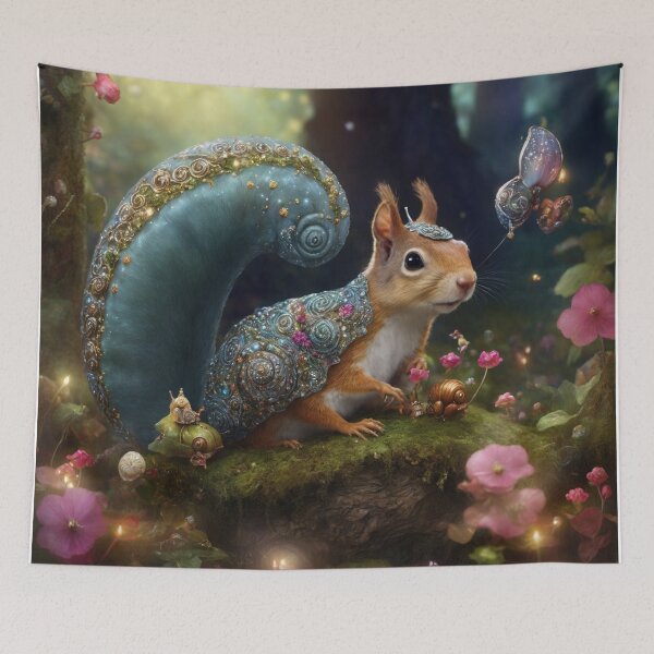 Item preview, Enchanted Squirrel-Snail designed and sold by Sadia  Jannat.