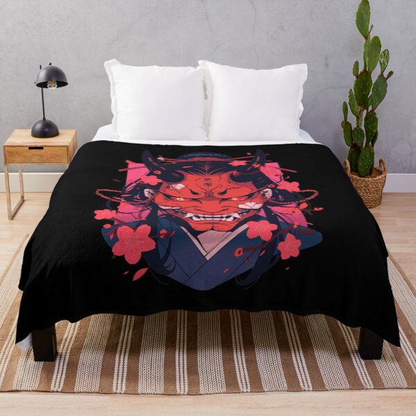 Item preview, Japanese demon mask AKM_04 designed and sold by NoNeed4InK.