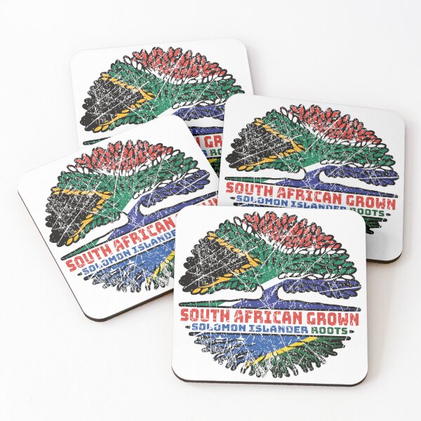 Item preview, Solomon Islands Solomon Islander South African South Africa Tree Roots Flag designed and sold by FlagX.