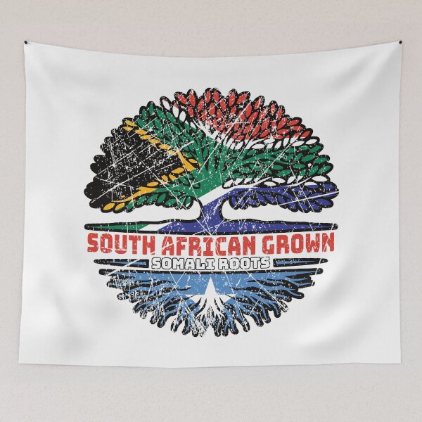 Item preview, Somalia Somali South African South Africa Tree Roots Flag designed and sold by FlagX.