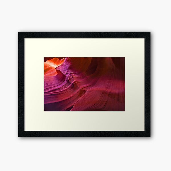 Antelope Canyon 7 Framed Art Print
