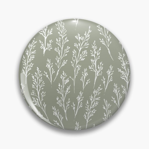Item preview, Tiny weeds pattern - khaki green designed and sold by LindaSitniece.
