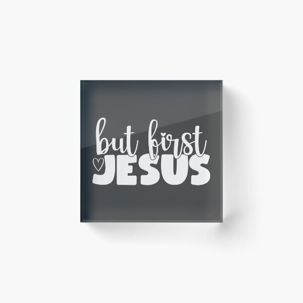 Item preview, But First Jesus designed and sold by simplydesignart.