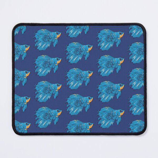 Item preview, Cyan Betta Fish Small Pattern designed and sold by yodelbat.