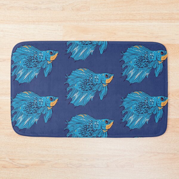 Item preview, Cyan Betta Fish Large Pattern designed and sold by yodelbat.