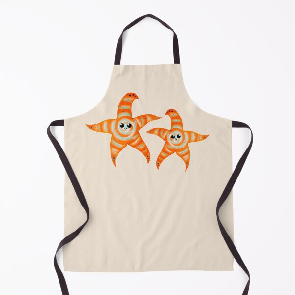 Item preview, cute orange spiral starfish - light designed and sold by doveydotdraws.