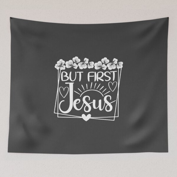 Item preview, But First Jesus designed and sold by simplydesignart.