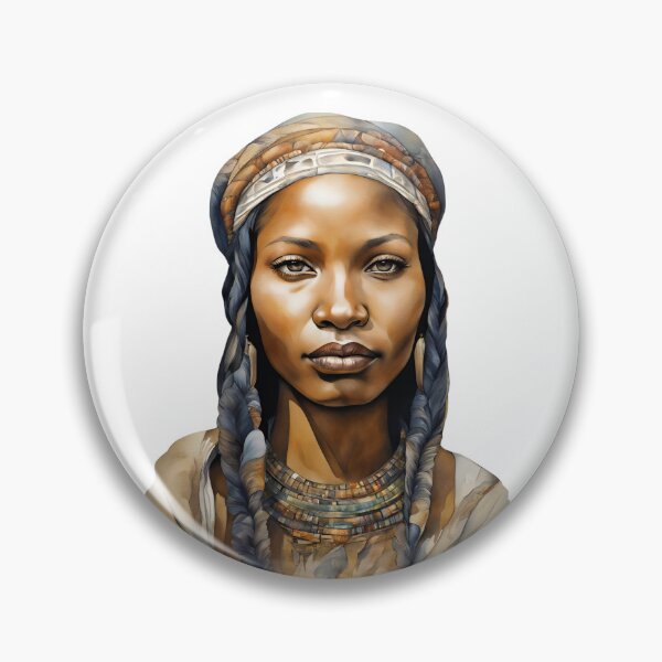 Item preview, African Watercolor Art, African Woman, African Style designed and sold by SRLND.