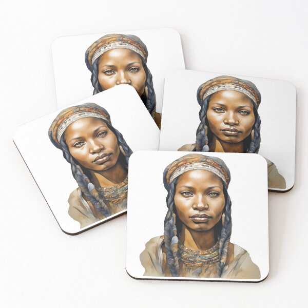 Item preview, African Watercolor Art, African Woman, African Style designed and sold by SRLND.