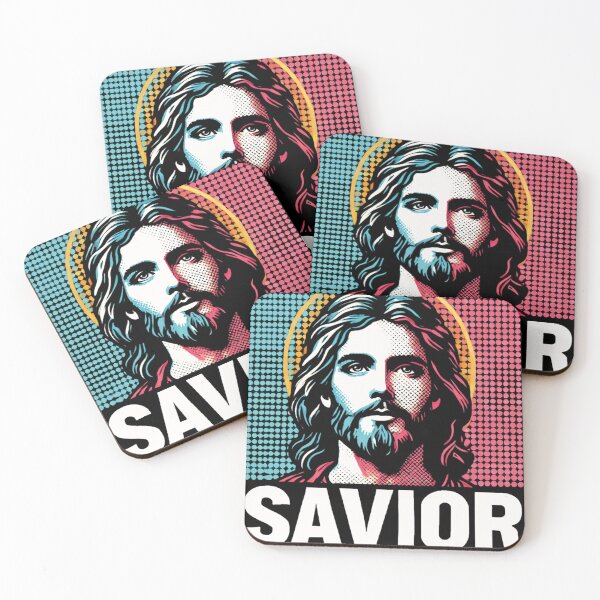 Item preview, Bold Pop Art Style Jesus Savior Illustratio designed and sold by Inspirahawke.