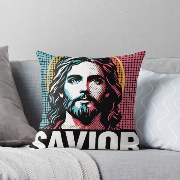 Item preview, Bold Pop Art Style Jesus Savior Illustratio designed and sold by Inspirahawke.