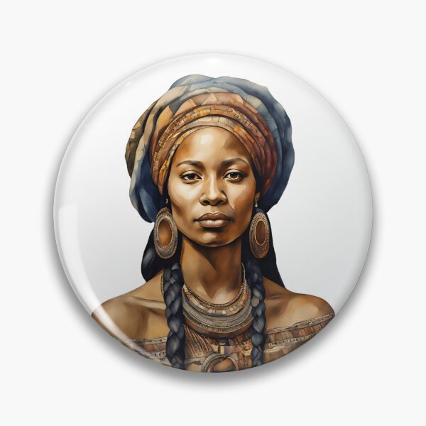 Item preview, African Watercolor Art, African Woman, African Style designed and sold by SRLND.