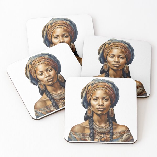 Item preview, African Watercolor Art, African Woman, African Style designed and sold by SRLND.