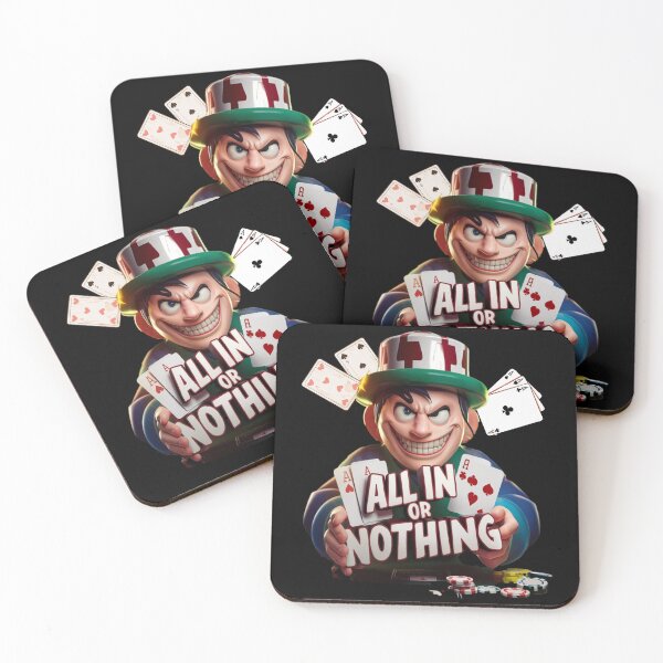 Item preview, All in or nothing - Poker hands - Casino vibes designed and sold by JansenGS.