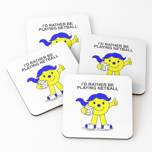 Item preview, Little Miss I'd rather be playing Netball designed and sold by Scat the cat.