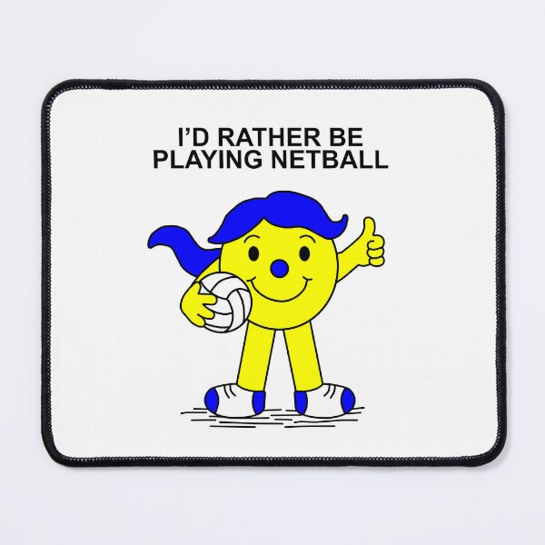 Item preview, Little Miss I'd rather be playing Netball designed and sold by Scat the cat.