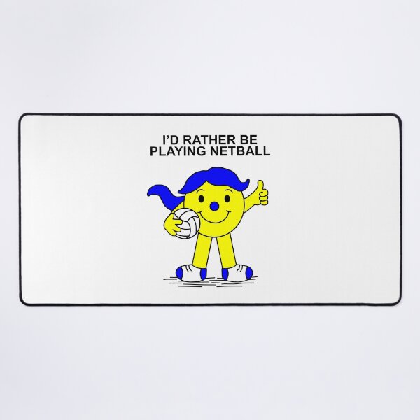 Item preview, Little Miss I'd rather be playing Netball designed and sold by Scat the cat.